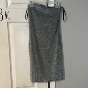 Forever 21 Strapless Mini Bodycon Sparkly Tube Dress
